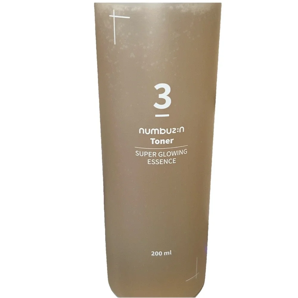 Numbuzin No.3 Super Glowing‎ Essence Toner 200ml 6.76oz NEW